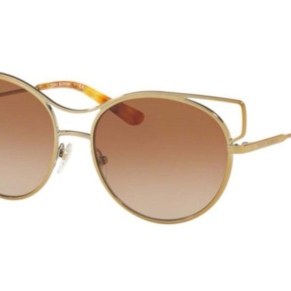 Tory Burch Gold Sunglasses